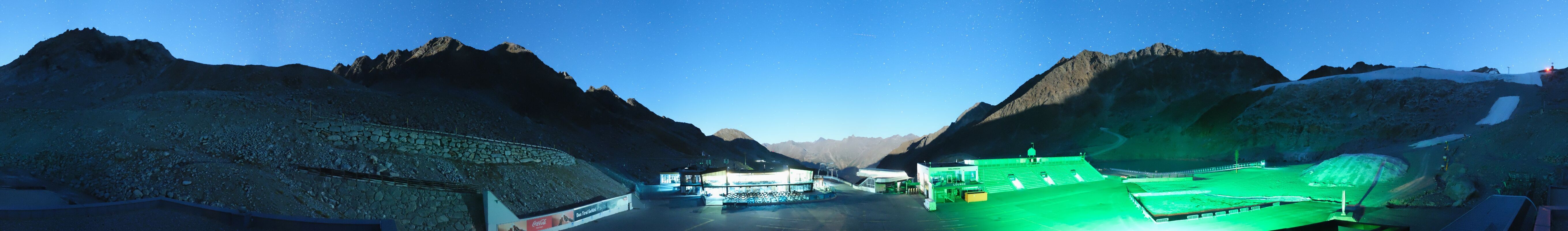Archiv Foto Webcam Rettenbachgletscher Stadion