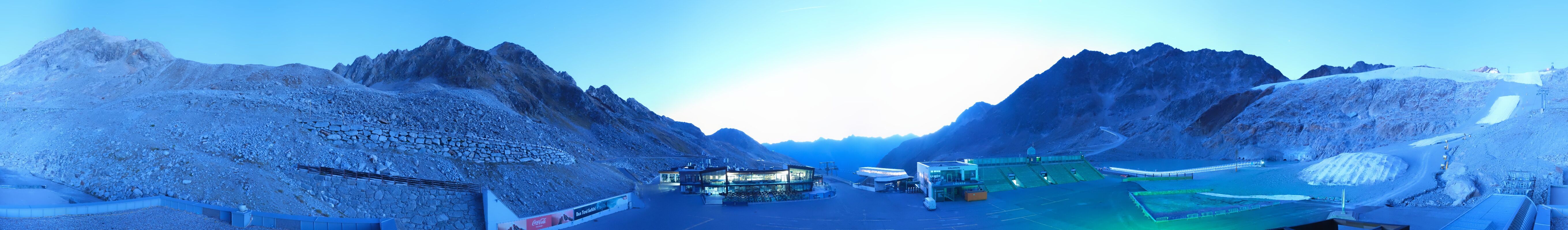 Archiv Foto Webcam Rettenbachgletscher Stadion
