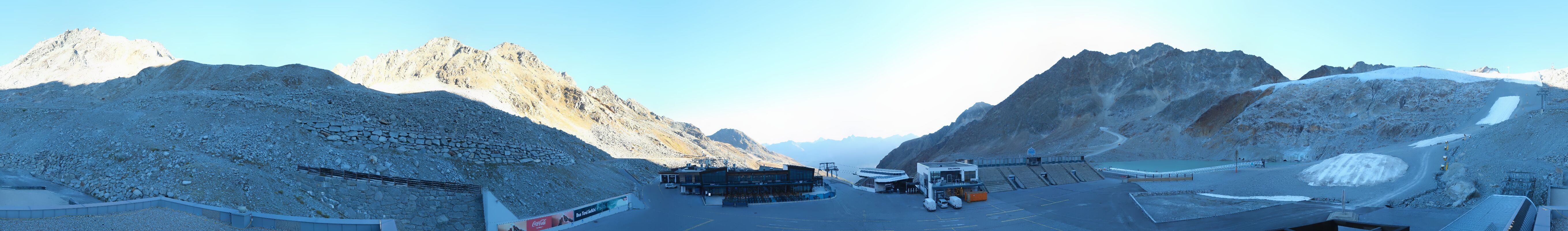 Archiv Foto Webcam Rettenbachgletscher Stadion
