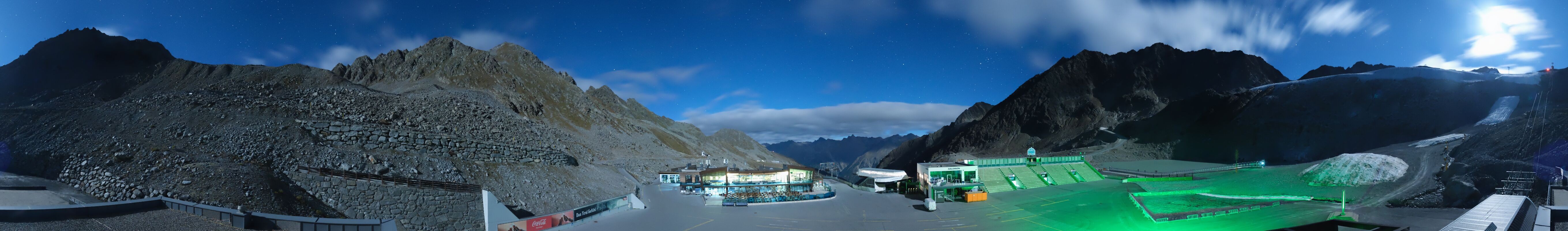 Archiv Foto Webcam Rettenbachgletscher Stadion