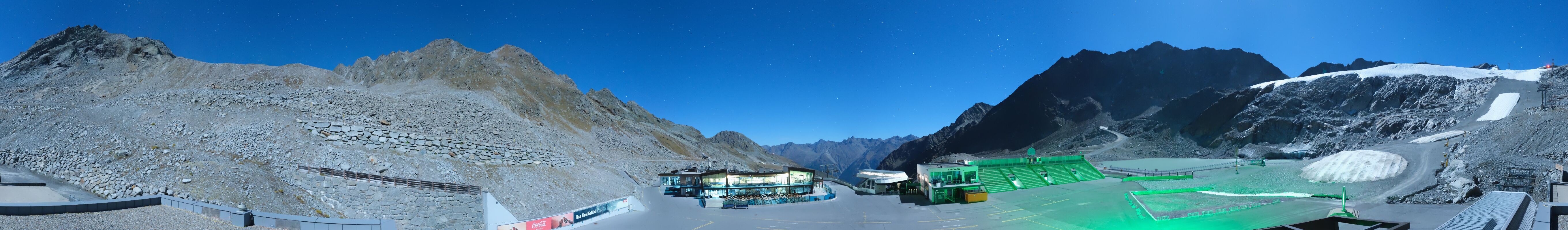 Archiv Foto Webcam Rettenbachgletscher Stadion