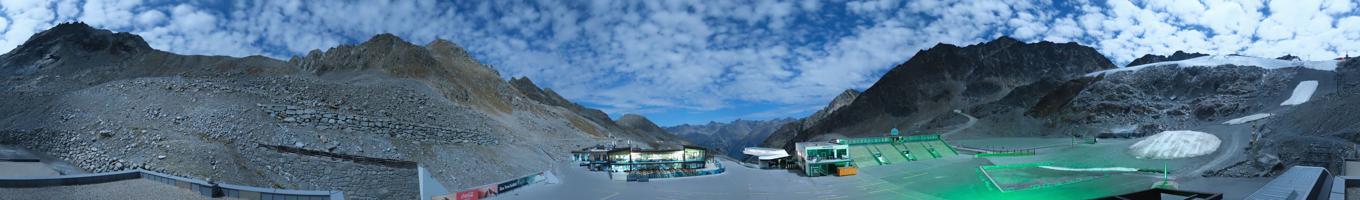 Archiv Foto Webcam Rettenbachgletscher Stadion