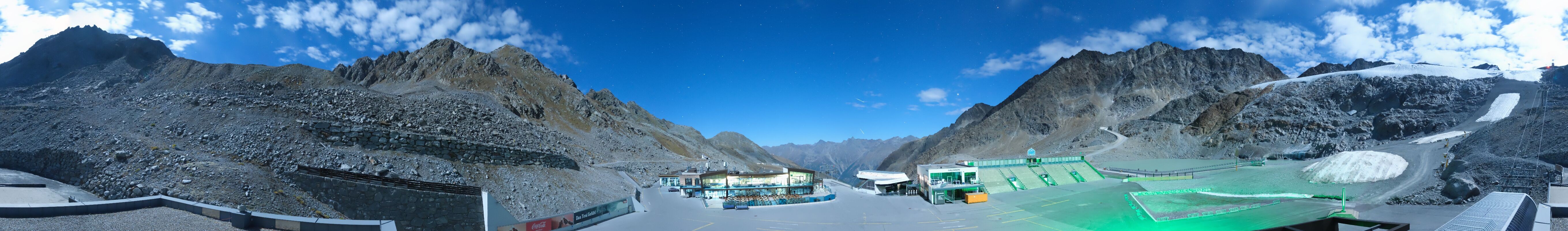 Archived image Webcam Glacier Arena Rettenbach