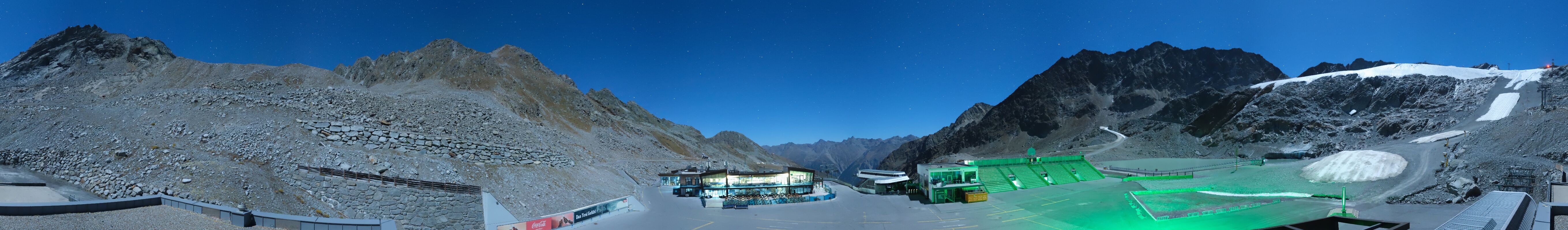 Archiv Foto Webcam Rettenbachgletscher Stadion
