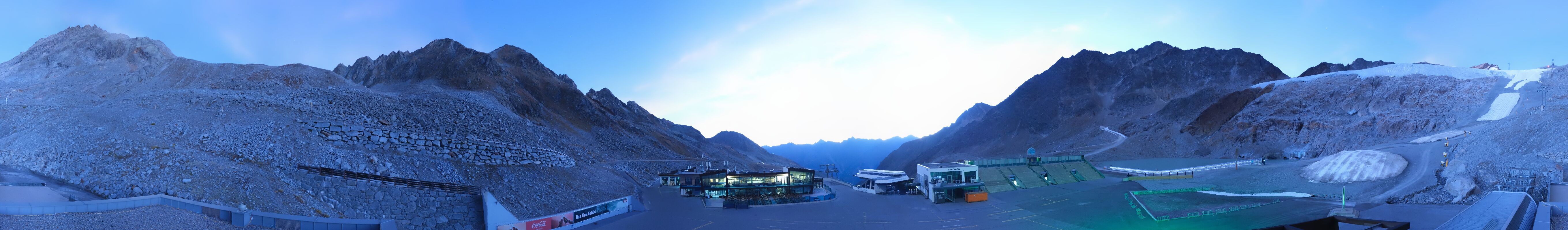 Archiv Foto Webcam Rettenbachgletscher Stadion
