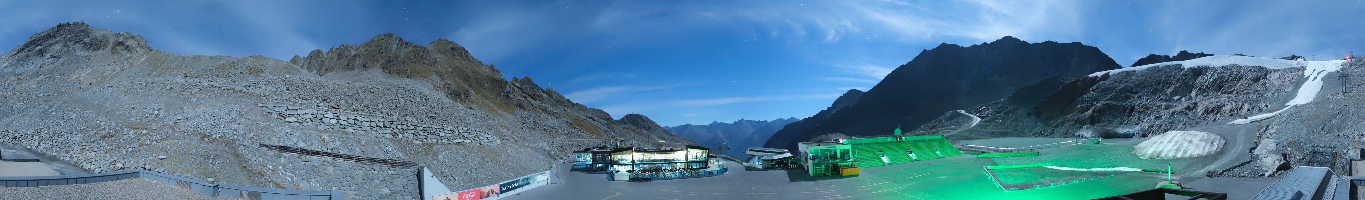 Archiv Foto Webcam Rettenbachgletscher Stadion