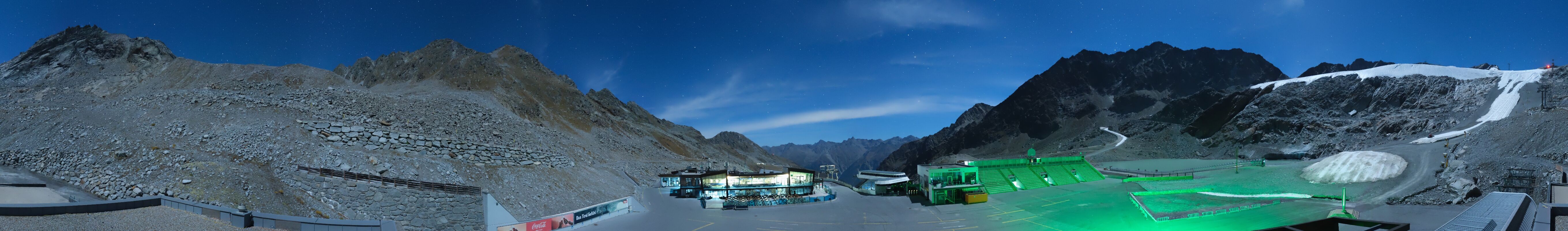 Archiv Foto Webcam Rettenbachgletscher Stadion