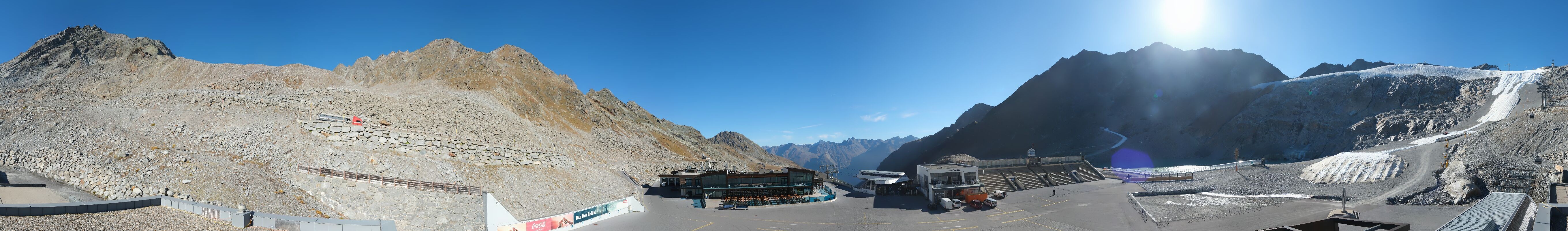 Archiv Foto Webcam Rettenbachgletscher Stadion
