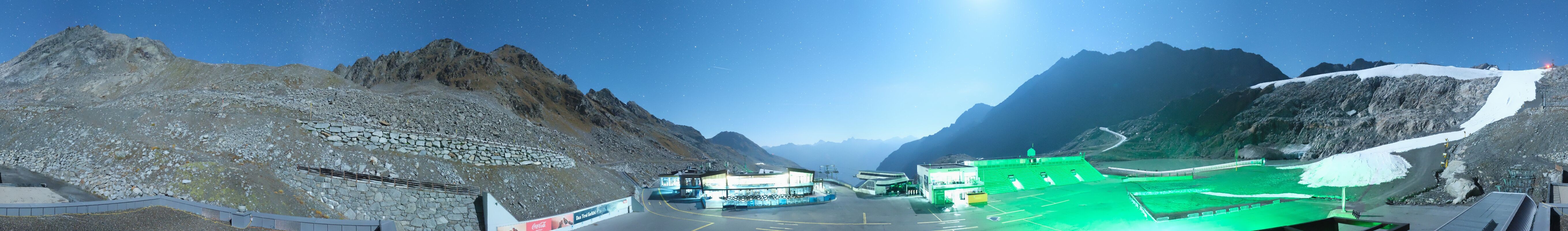 Archived image Webcam Glacier Arena Rettenbach