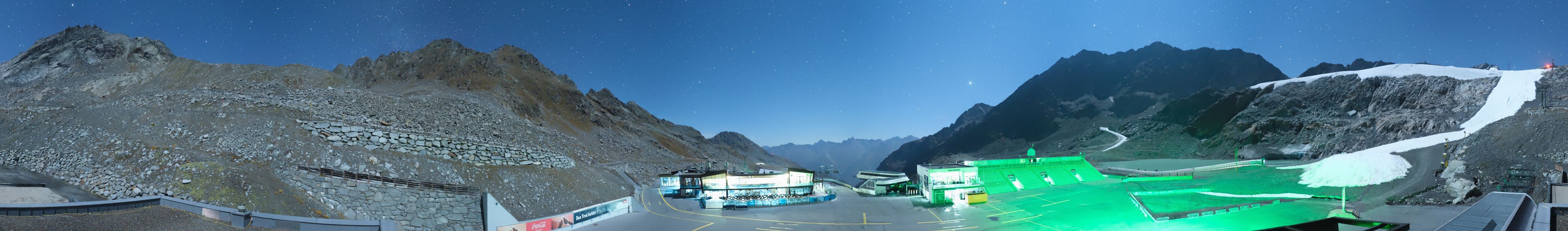 Archived image Webcam Glacier Arena Rettenbach