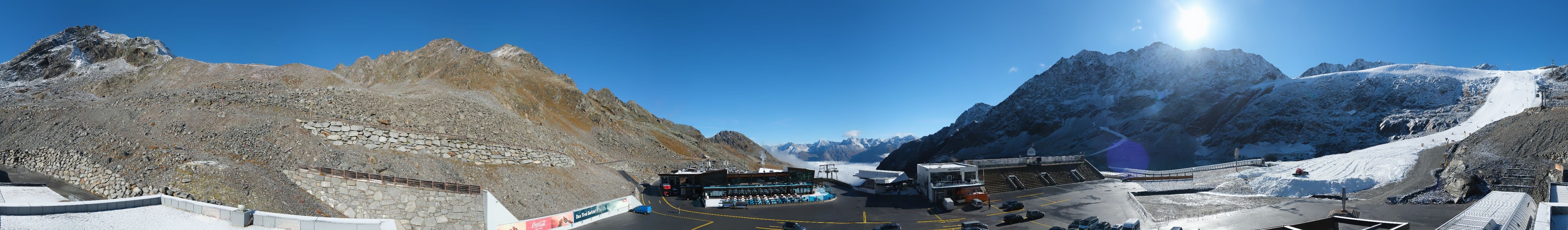 Archiv Foto Webcam Rettenbachgletscher Stadion