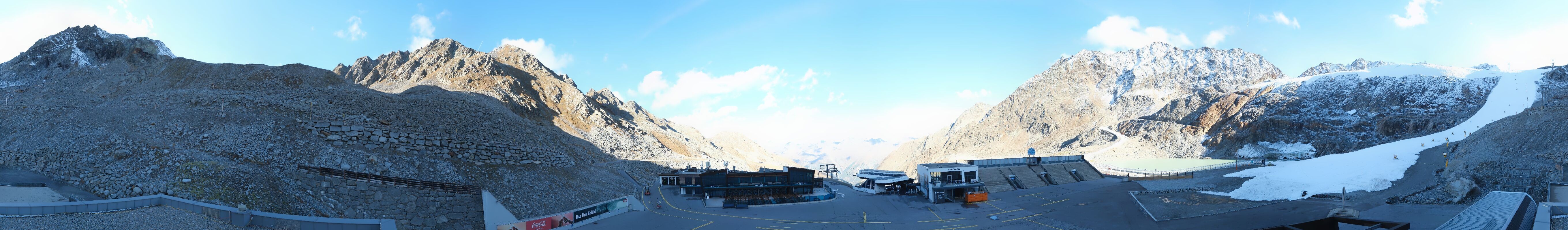 Archiv Foto Webcam Rettenbachgletscher Stadion