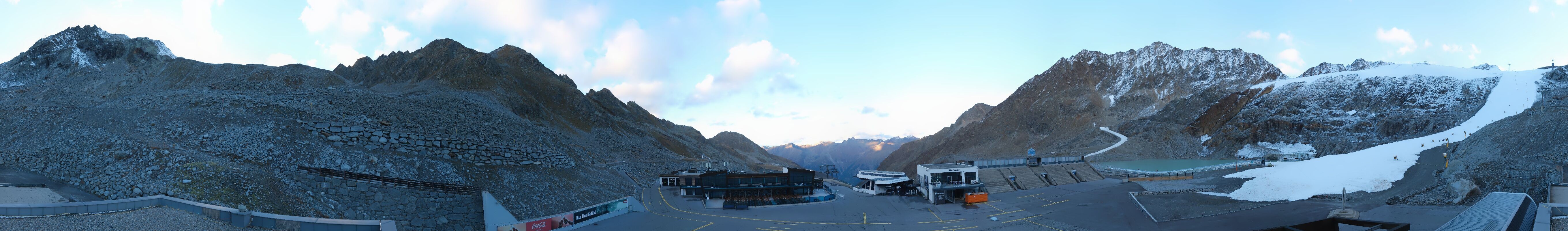 Archiv Foto Webcam Rettenbachgletscher Stadion