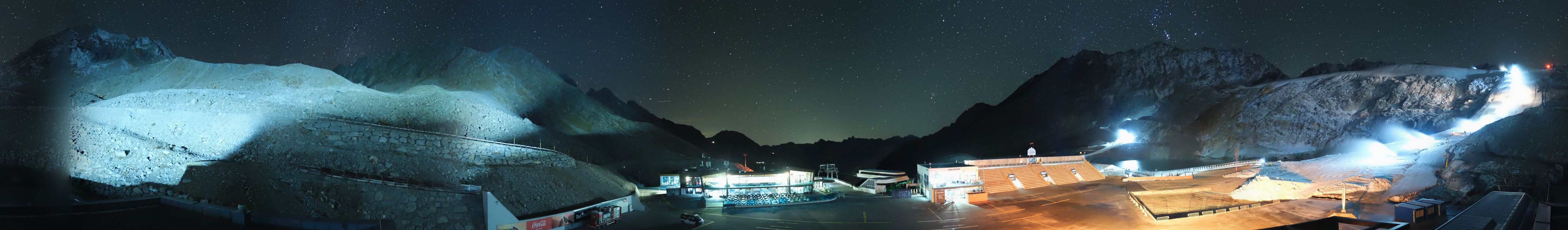 Archived image Webcam Glacier Arena Rettenbach