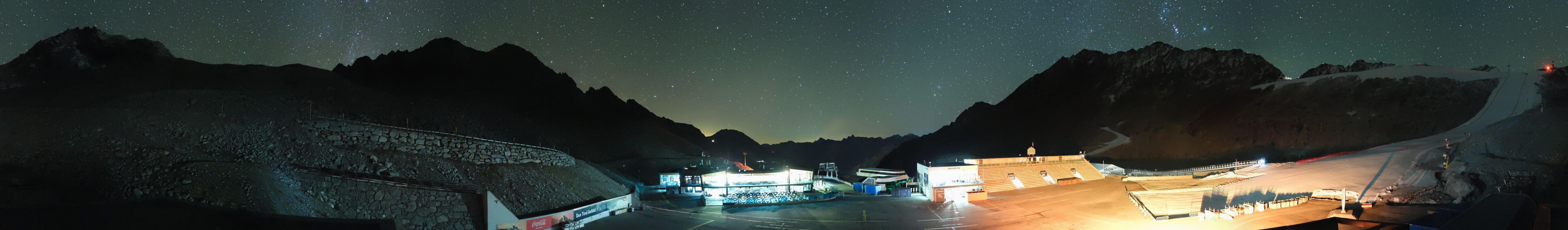Archiv Foto Webcam Rettenbachgletscher Stadion