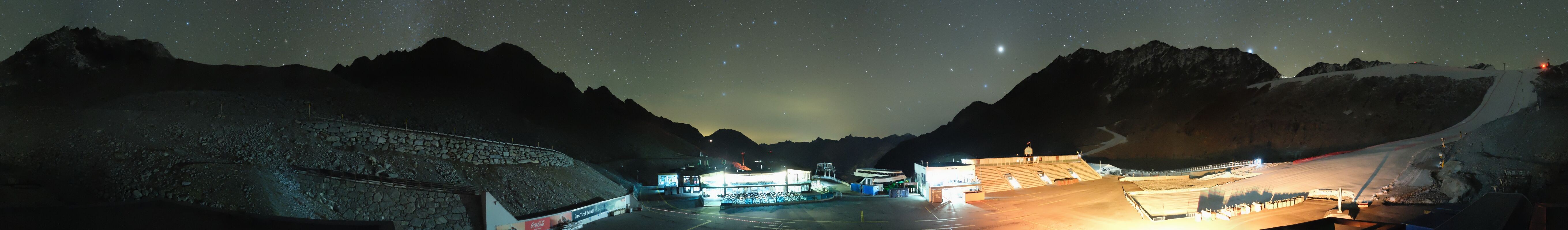 Archiv Foto Webcam Rettenbachgletscher Stadion