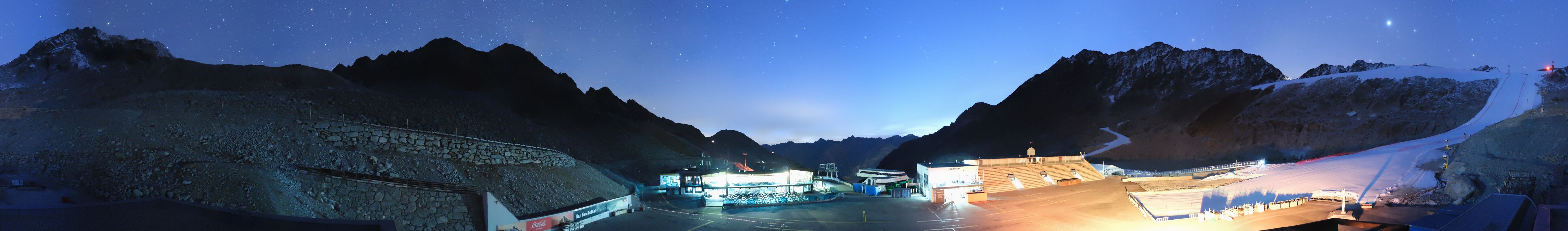 Archiv Foto Webcam Rettenbachgletscher Stadion