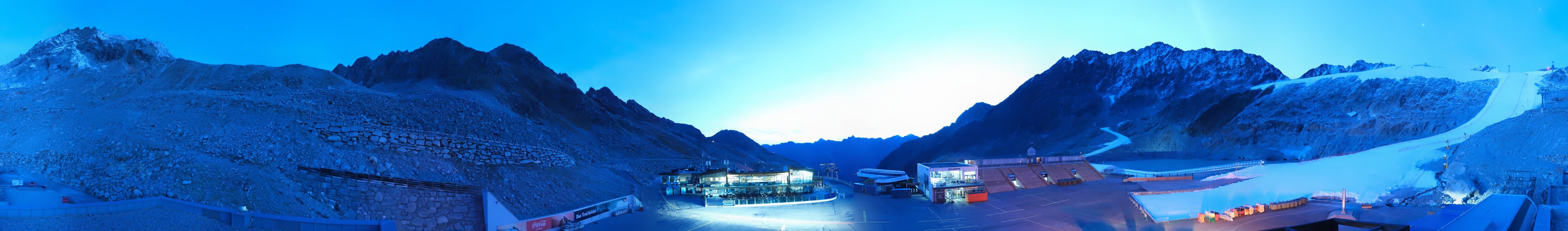 Archiv Foto Webcam Rettenbachgletscher Stadion
