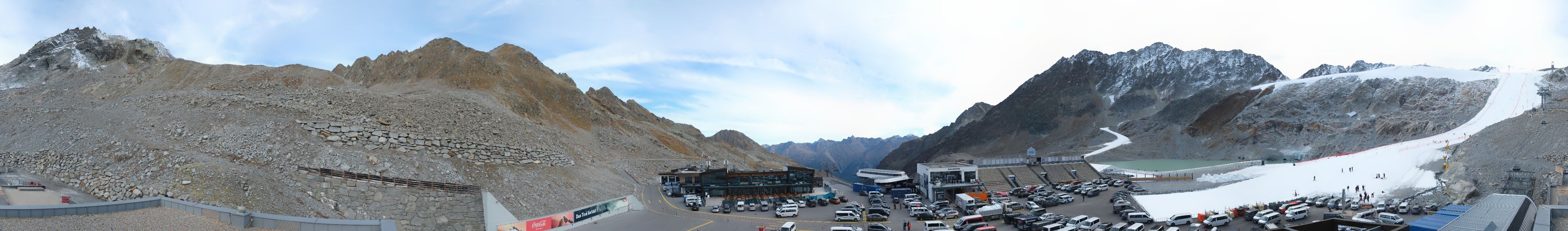 Archiv Foto Webcam Rettenbachgletscher Stadion