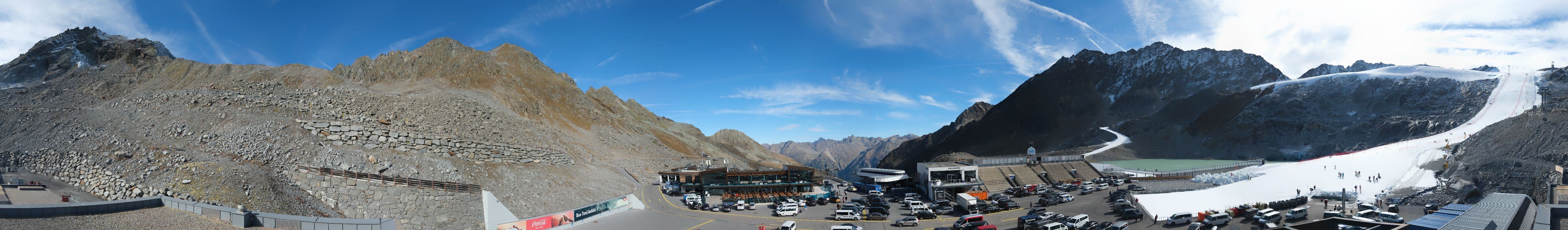 Archiv Foto Webcam Rettenbachgletscher Stadion