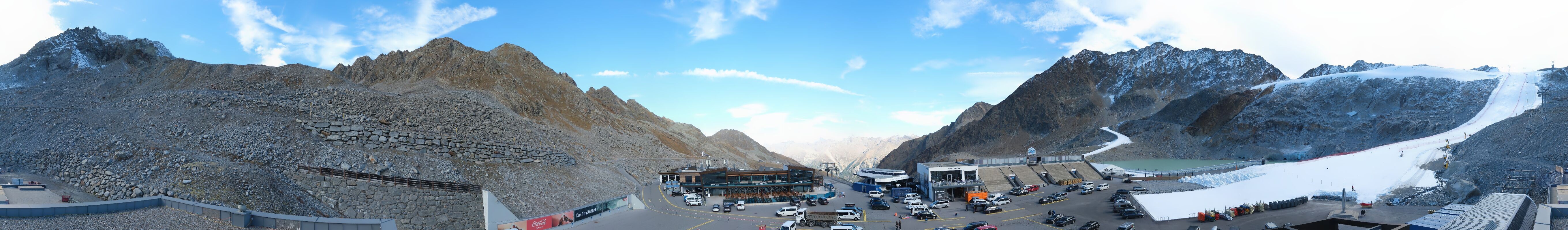 Archiv Foto Webcam Rettenbachgletscher Stadion