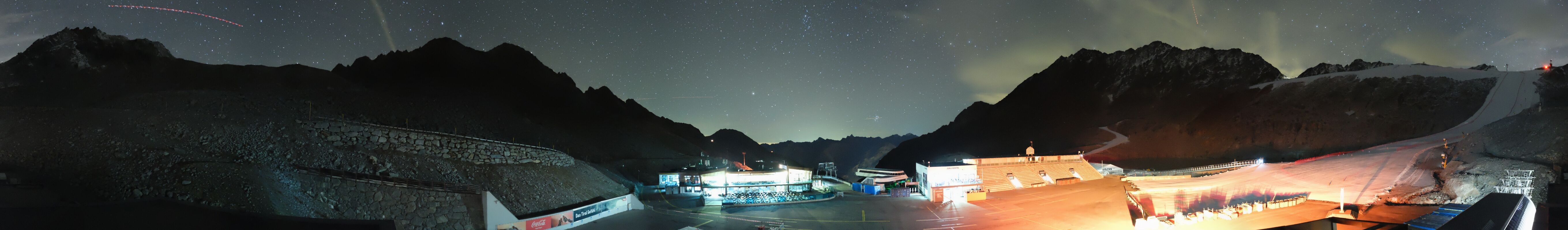 Archiv Foto Webcam Rettenbachgletscher Stadion
