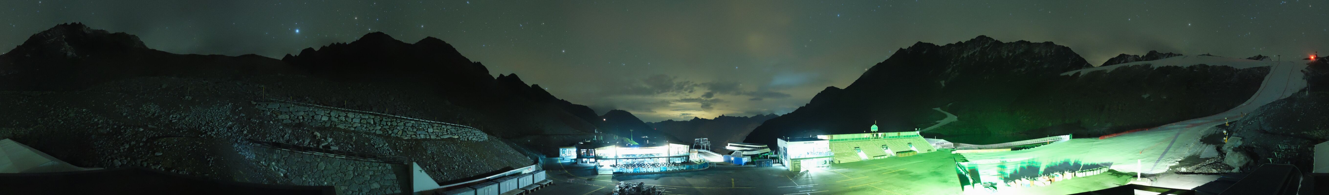 Archiv Foto Webcam Rettenbachgletscher Stadion