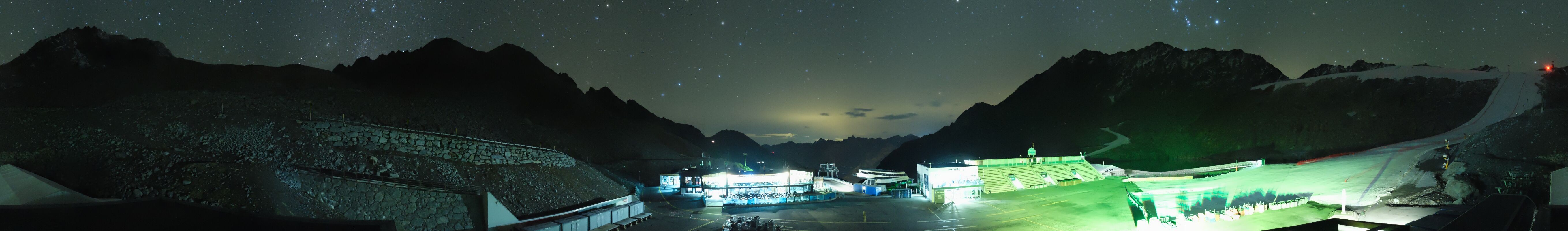 Archiv Foto Webcam Rettenbachgletscher Stadion