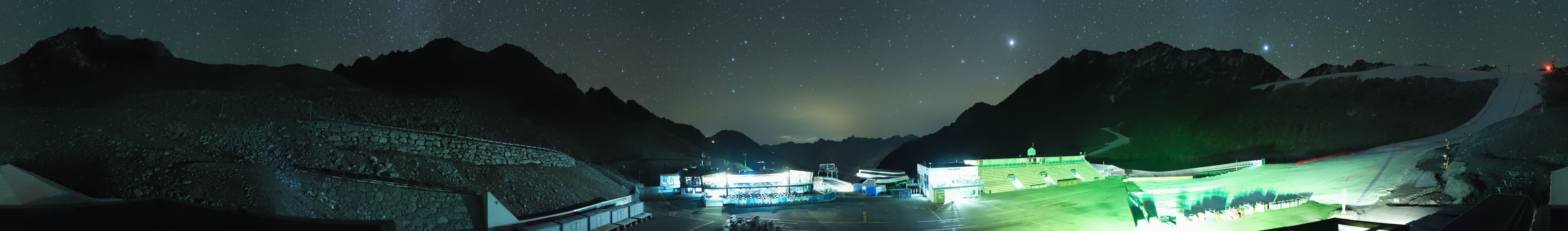 Archiv Foto Webcam Rettenbachgletscher Stadion