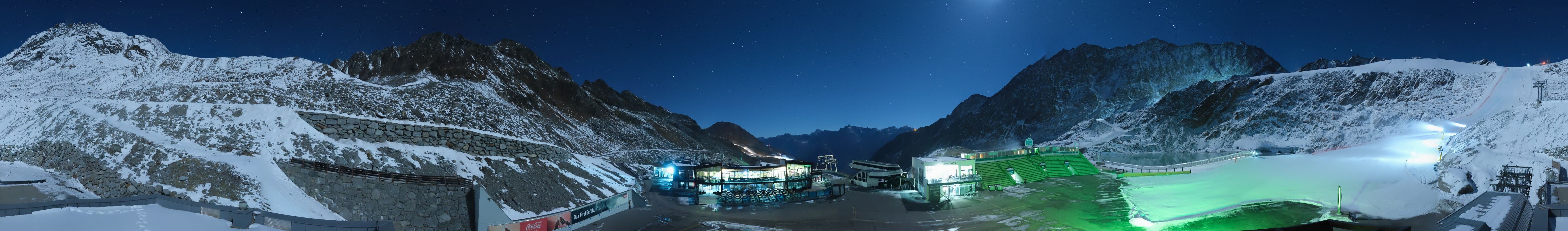 Archiv Foto Webcam Rettenbachgletscher Stadion