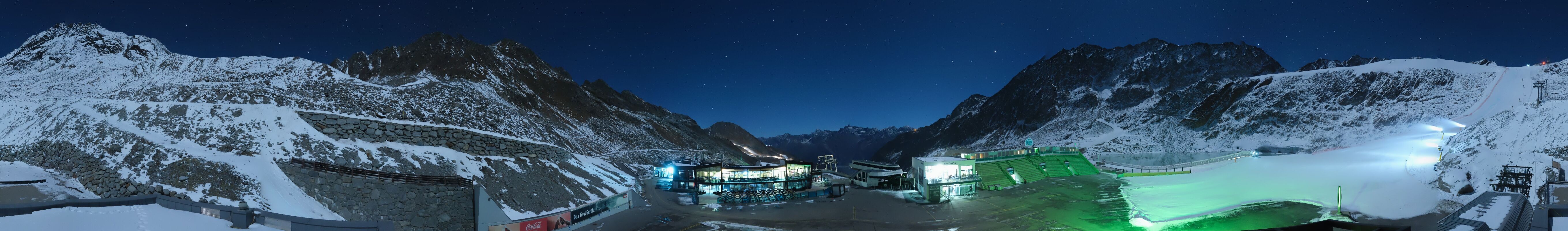 Archiv Foto Webcam Rettenbachgletscher Stadion