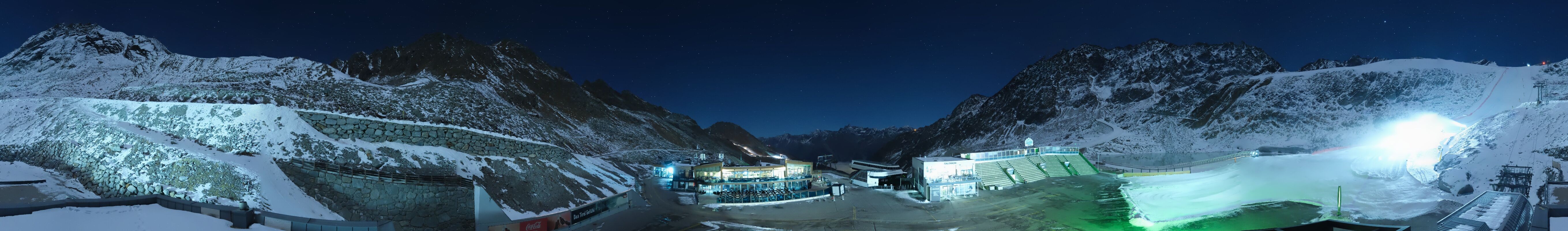 Archiv Foto Webcam Rettenbachgletscher Stadion