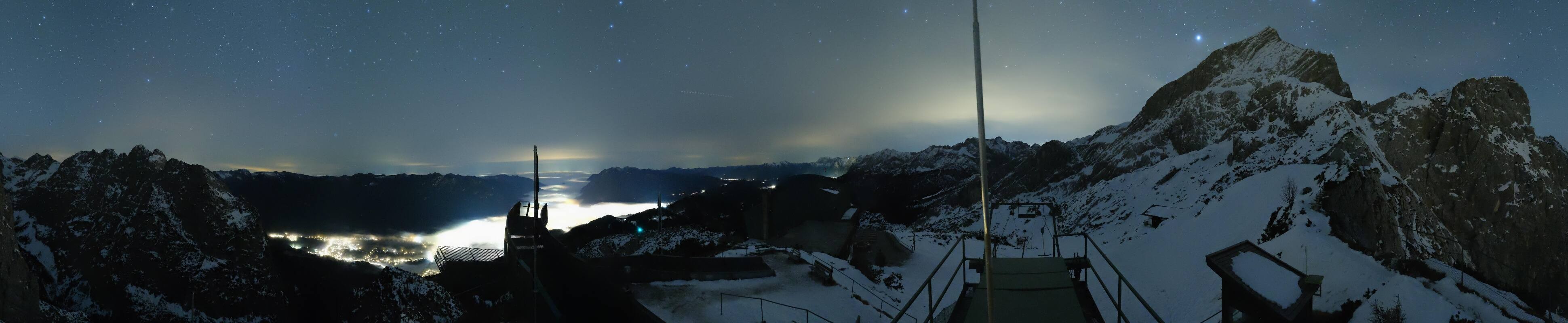 Archiv Foto Webcam Garmisch: Ausblick am Osterfelderkopf