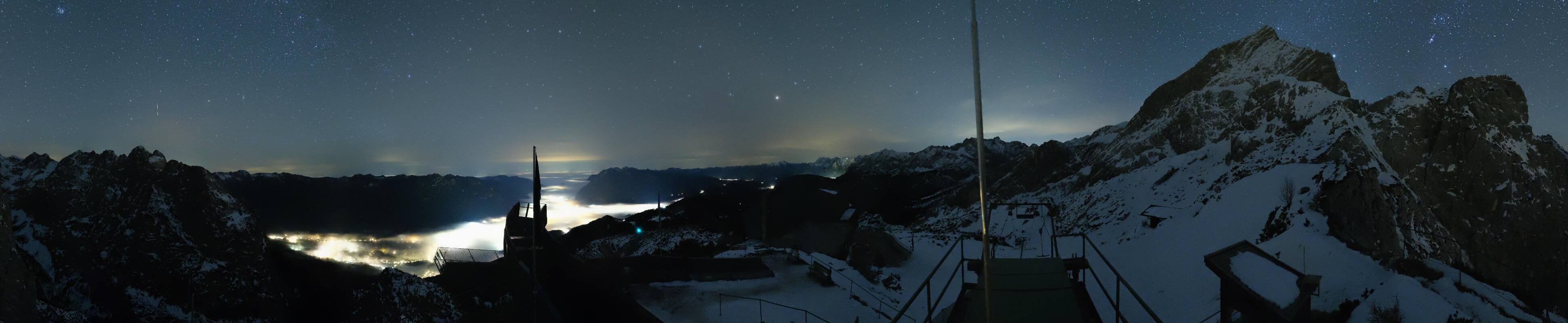 Archiv Foto Webcam Garmisch: Ausblick am Osterfelderkopf