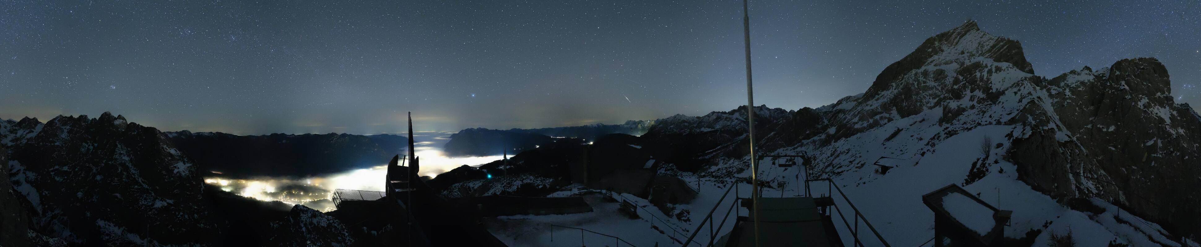 Archiv Foto Webcam Garmisch: Ausblick am Osterfelderkopf