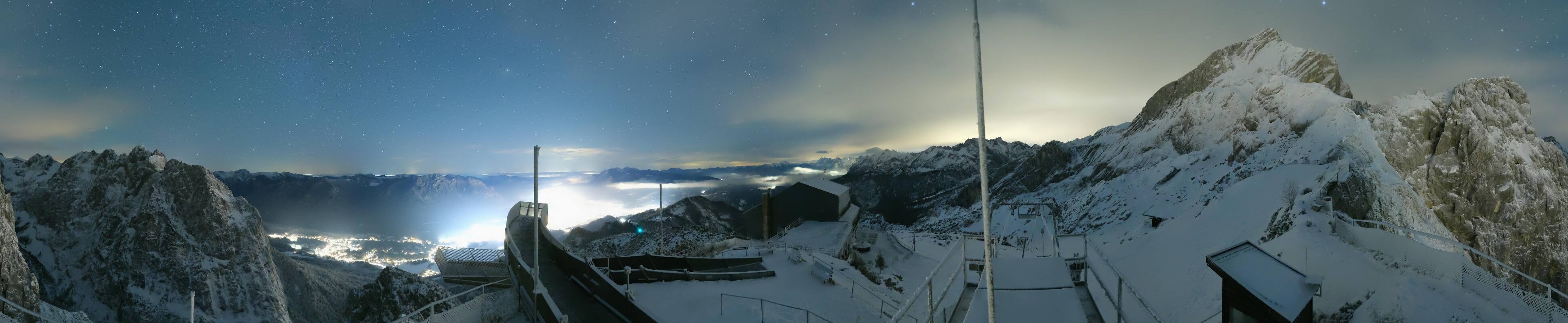 Archiv Foto Webcam Garmisch: Ausblick am Osterfelderkopf
