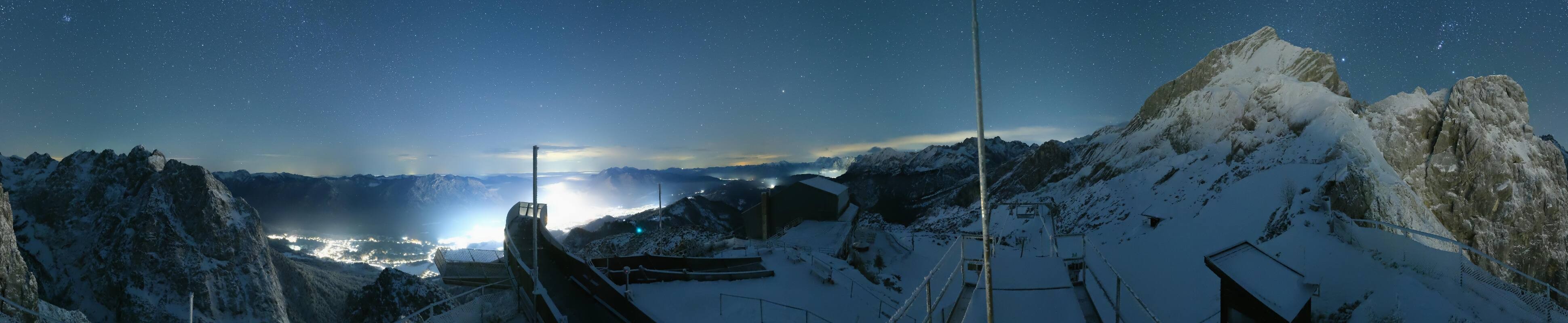 Archiv Foto Webcam Garmisch: Ausblick am Osterfelderkopf