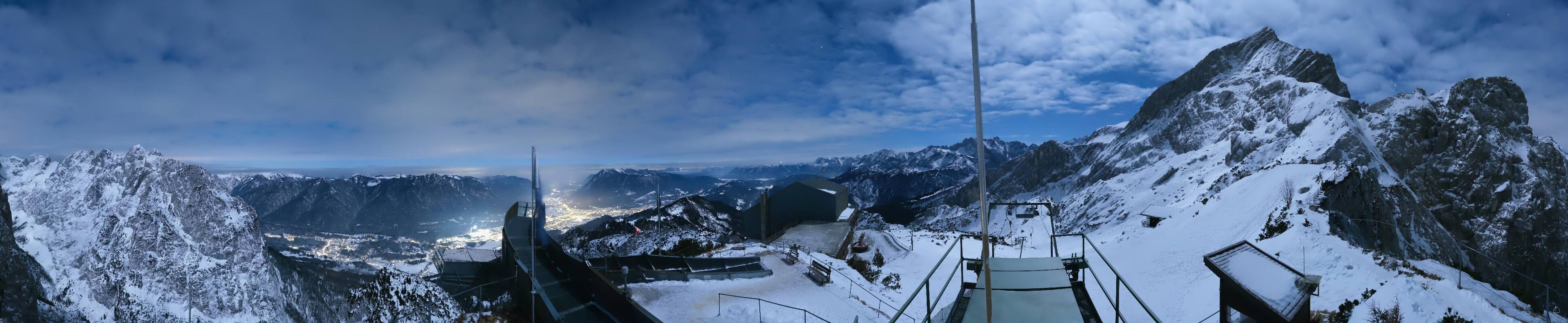 Archiv Foto Webcam Garmisch: Ausblick am Osterfelderkopf