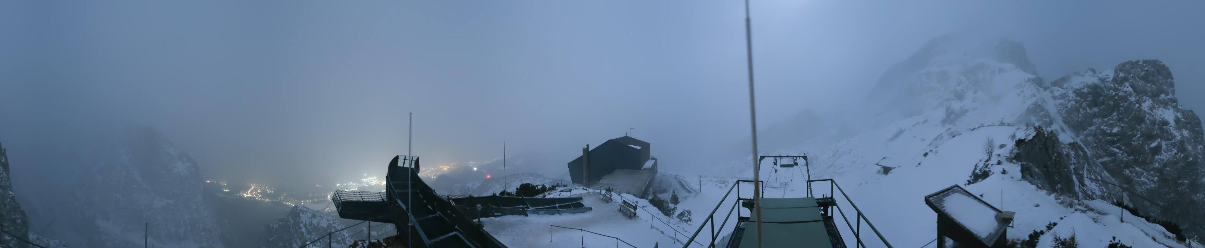 Archiv Foto Webcam Garmisch: Ausblick am Osterfelderkopf