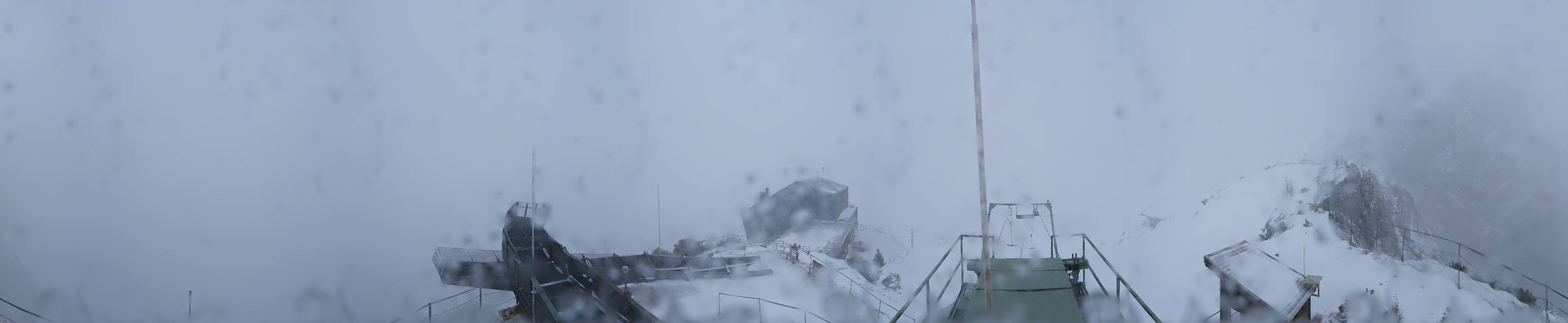 Archiv Foto Webcam Garmisch: Ausblick am Osterfelderkopf