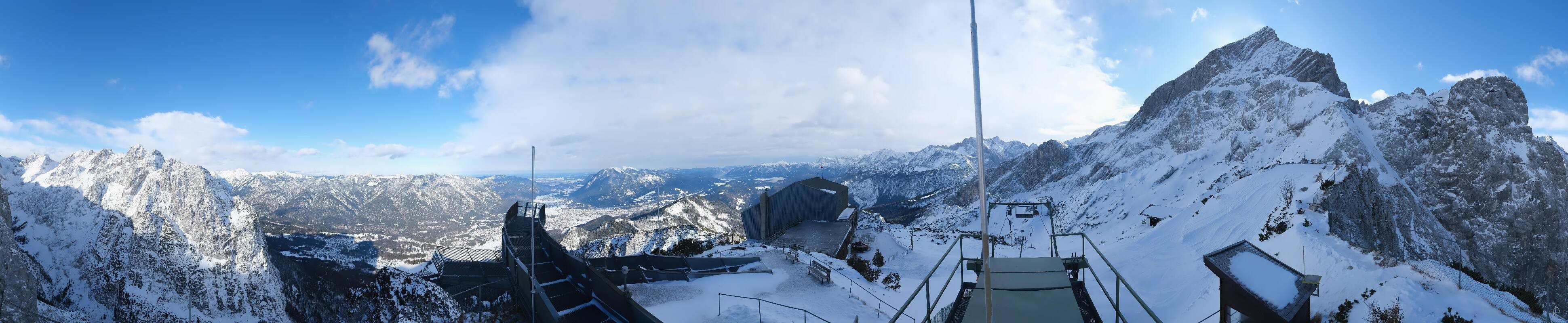Archiv Foto Webcam Garmisch: Ausblick am Osterfelderkopf