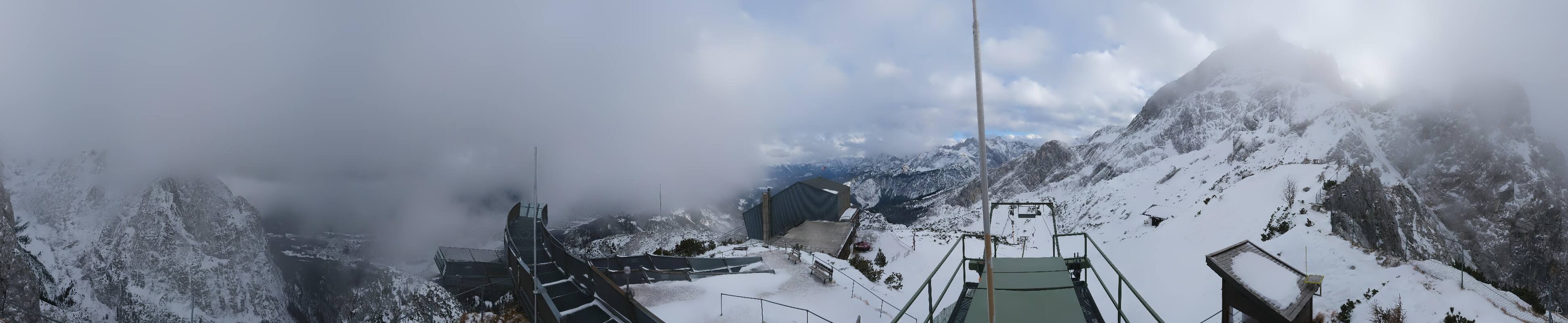 Archiv Foto Webcam Garmisch: Ausblick am Osterfelderkopf