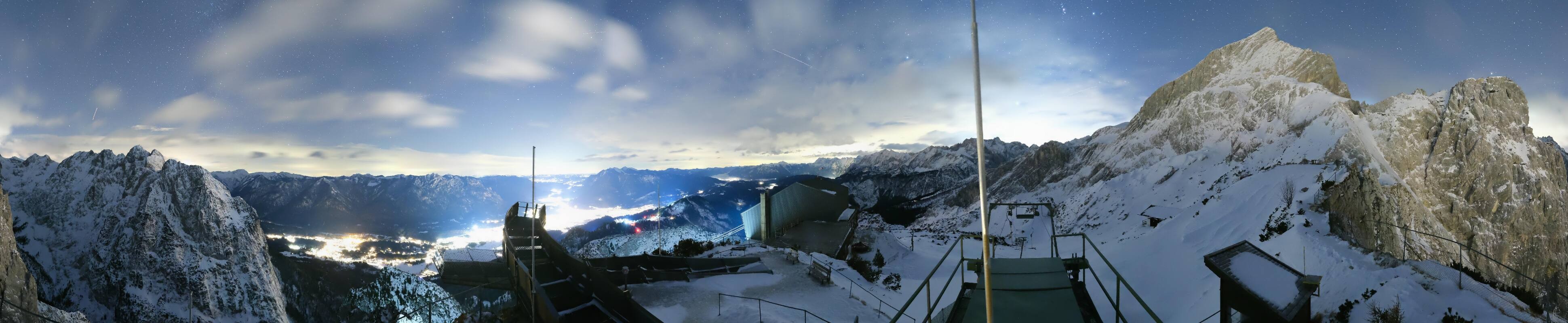 Archiv Foto Webcam Garmisch: Ausblick am Osterfelderkopf