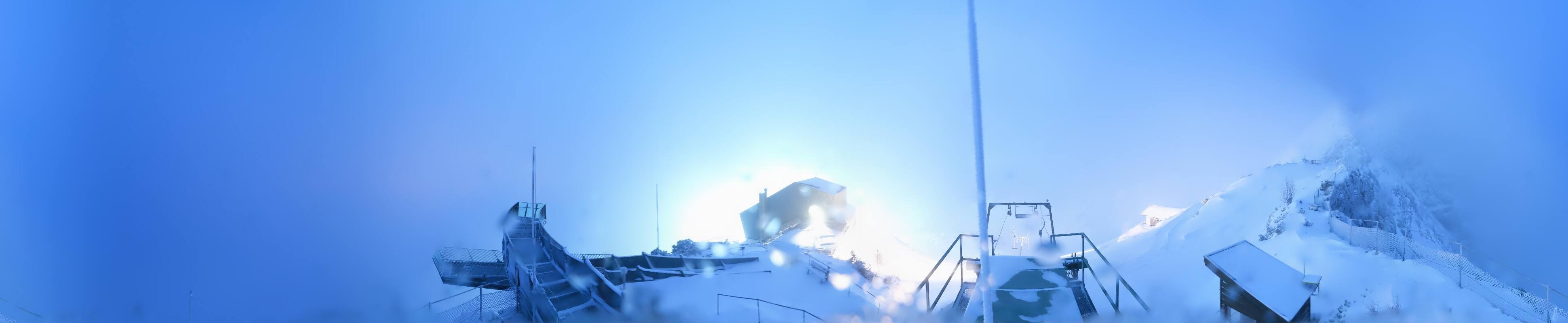 Archiv Foto Webcam Garmisch: Ausblick am Osterfelderkopf