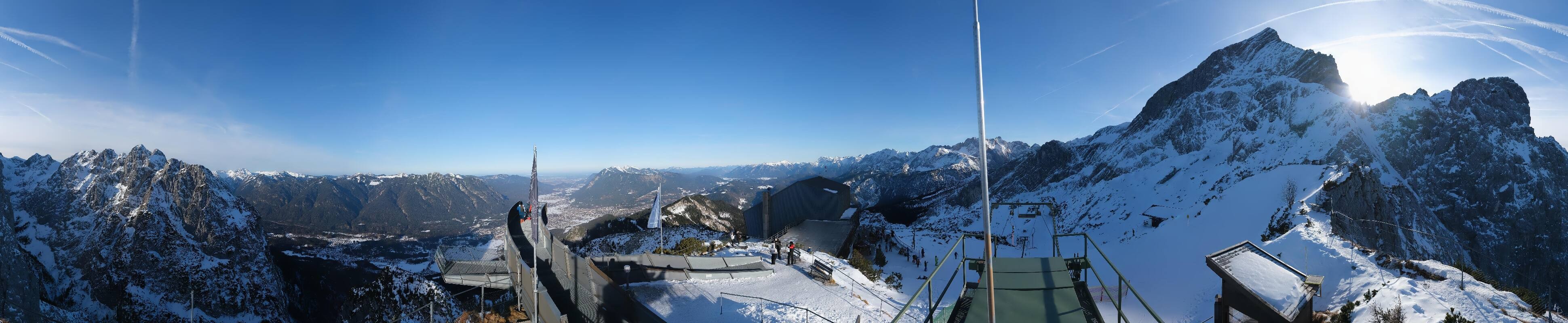 Archiv Foto Webcam Garmisch: Ausblick am Osterfelderkopf