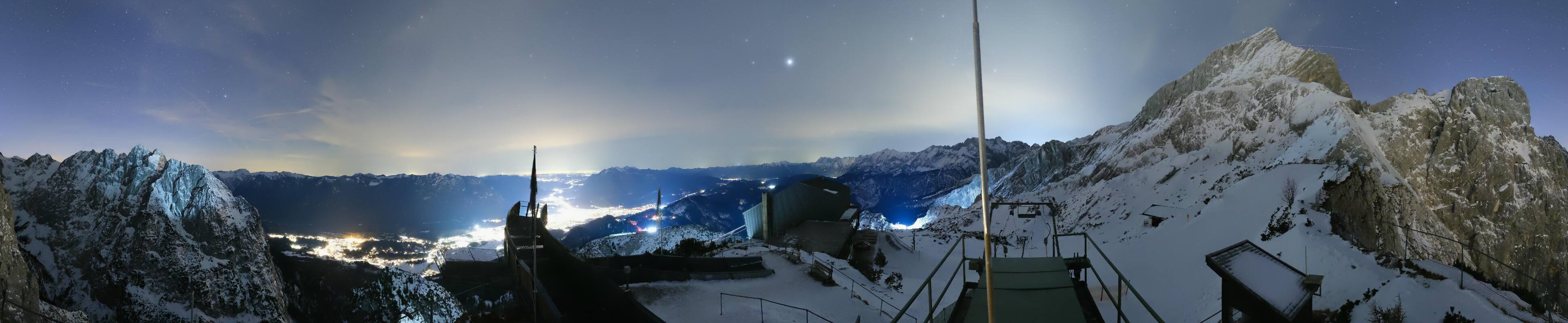 Archiv Foto Webcam Garmisch: Ausblick am Osterfelderkopf