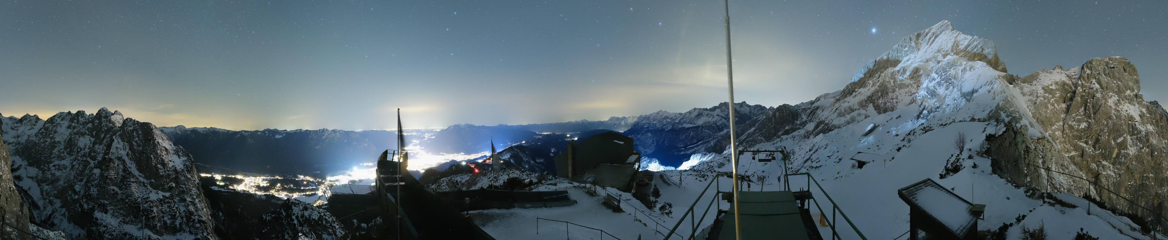 Archiv Foto Webcam Garmisch: Ausblick am Osterfelderkopf