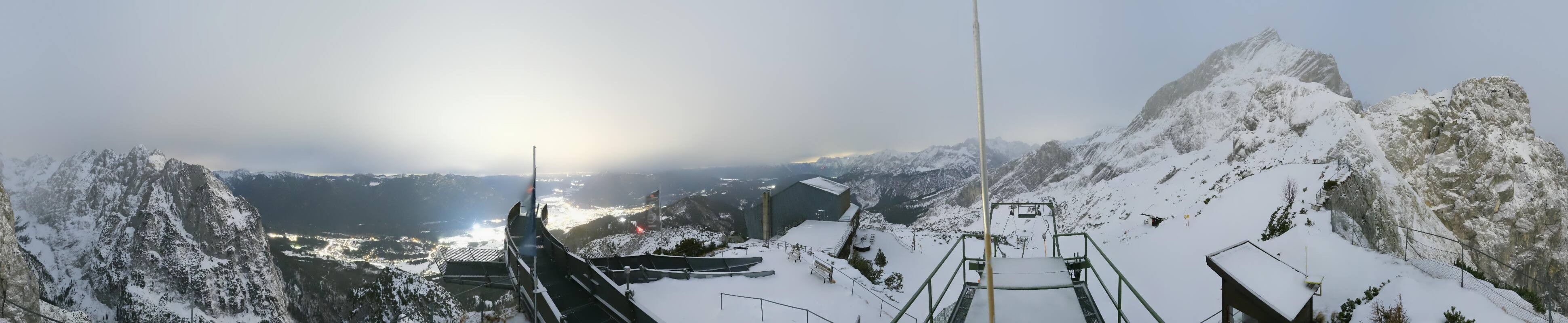 Archiv Foto Webcam Garmisch: Ausblick am Osterfelderkopf