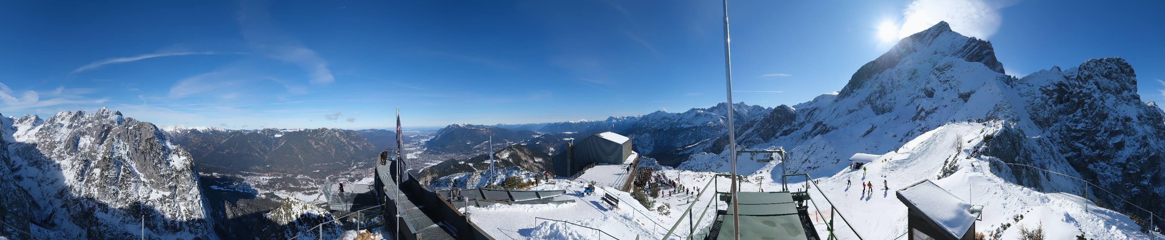 Archiv Foto Webcam Garmisch: Ausblick am Osterfelderkopf