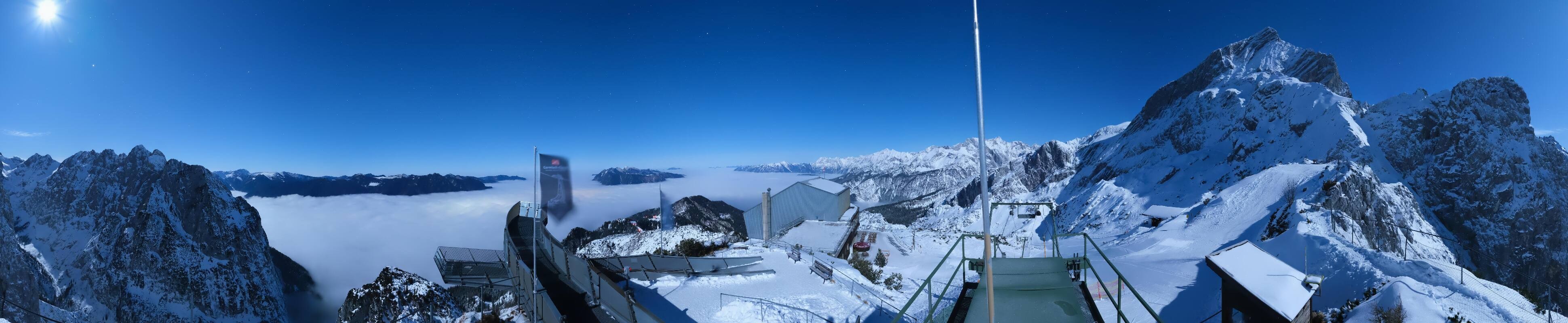 Archiv Foto Webcam Garmisch: Ausblick am Osterfelderkopf
